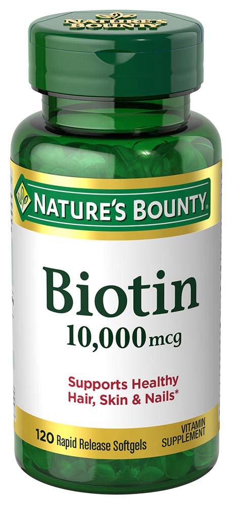 Nature’s Bounty Biotin 10000mcg 120 Capsulas