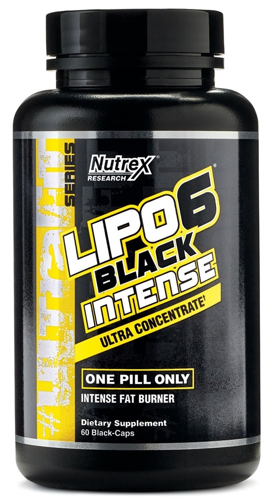  Nutrex Research Lipo 6 Black Intense Fat Burner - 60 capsulas