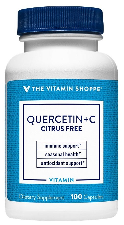 The Vitamin Shoppe Quercetin + C Citrus Free (100 Cápsulas)