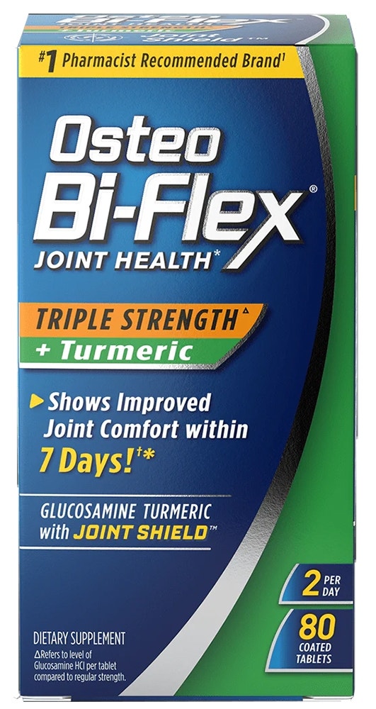 Osteo Bi-Flex Triple Strength + Turmeric (80 Tabletas)