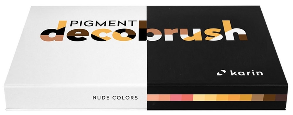 Pincel Karin DecoBrush Pigment Nude Colors 29C4 (12 Unidades)