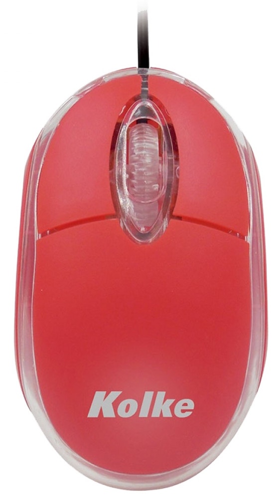 Mouse Kolke KM-117 1200 dpi USB Vermelho