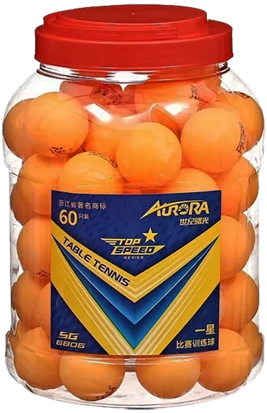 Bola para Ping Pong Aurora SG6806 Top Speed (60 Unidades)