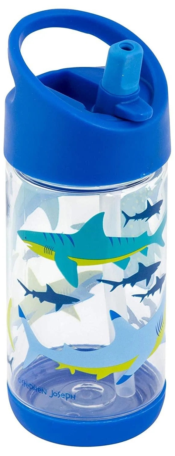 Garrafa Stephen Joseph Flip Top Bottle Shark Sj-1122-80 - 354ml