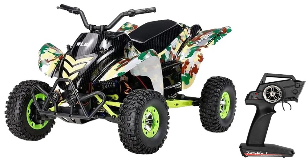 Automodelo Off Road WLtoys Quadriciclo 12427-A - 1/12 RTR 4WD 2.4GHz Max 50km/h