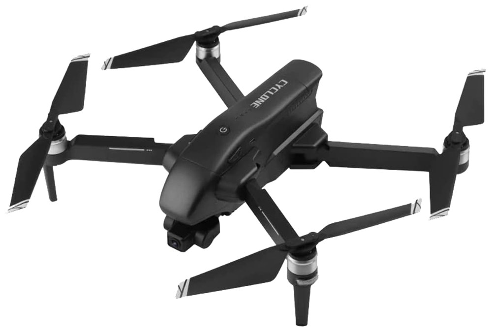 Drone XK Cyclone Q868 2.4GHz Câmera Ultra HD 4K GPS Cinza