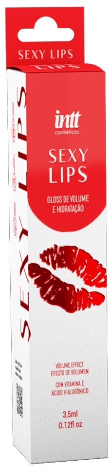 Gloss de Volume e Hidratação Intt Sexy Lips 3,5 mL