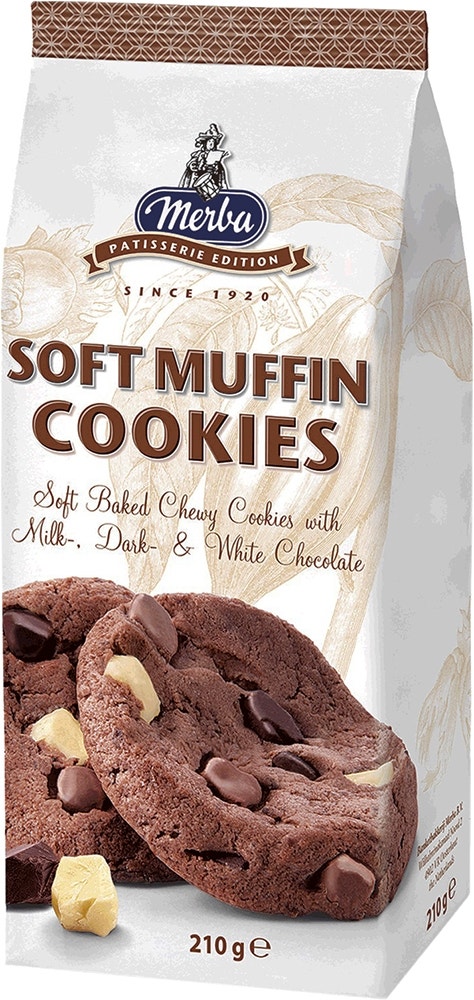 Biscoito Merba Soft Muffin Cookies - 210g