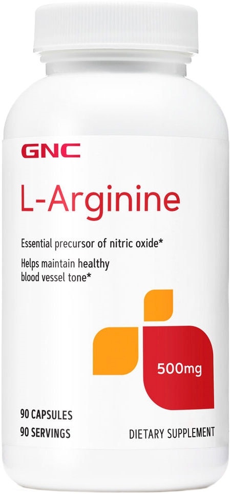 GNC L-Arginine 500mg (90 Cápsulas)