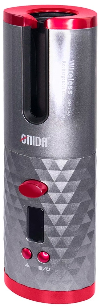 Modelador de Cabelo Recarregável Onida ON-7045 34W - Cinza/Vermelho