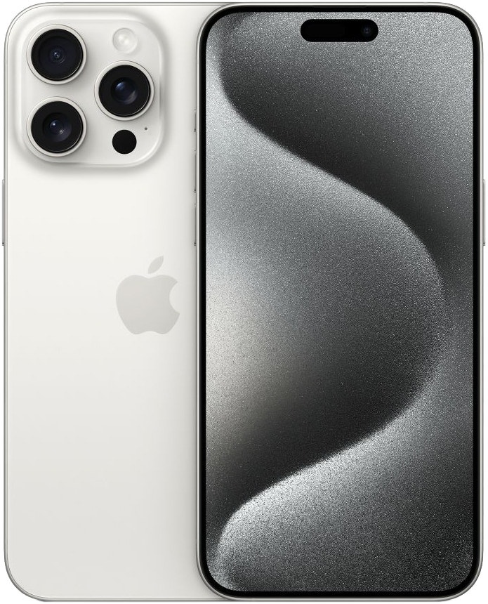 Apple iPhone 15 Pro Max 256GB White Titanium MU783BE (Nano SIM eSIM) Anatel Garantia Br.